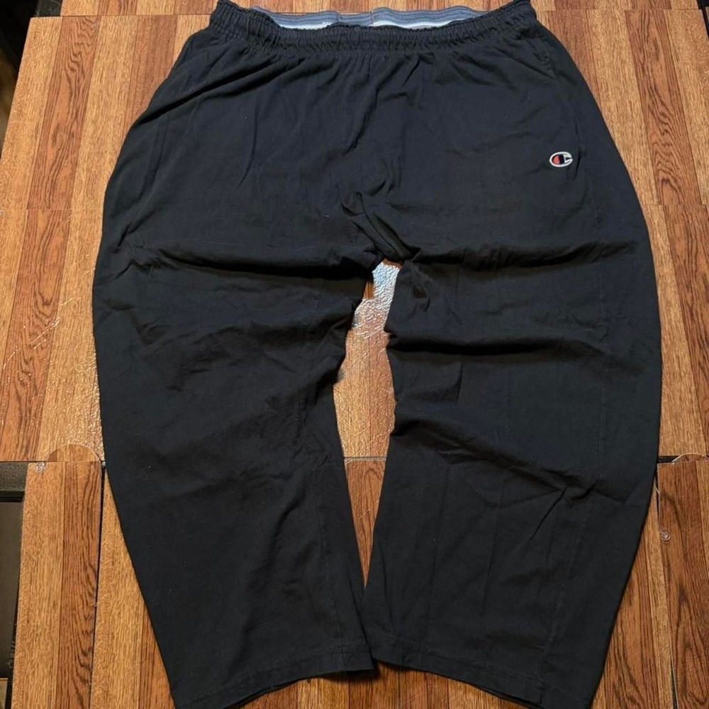 Champion‎ Black Women's Sportswear Baggy Opem Hem Sweatpants XL